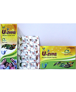 U-ZYME (DIGESTIVE TONIC) AVAILABLE IN SYRUP & CAPSULE